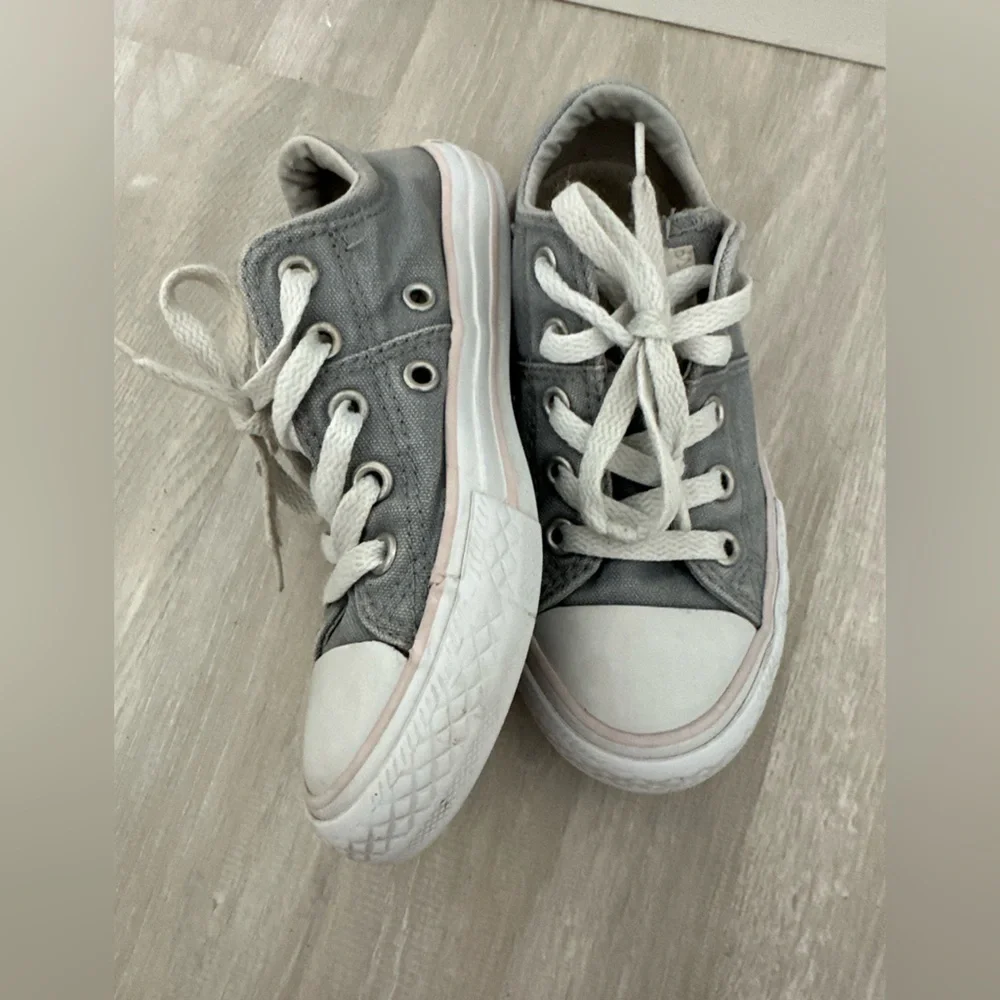 Converse All Star Madison Grey/Pink Girls Size 11